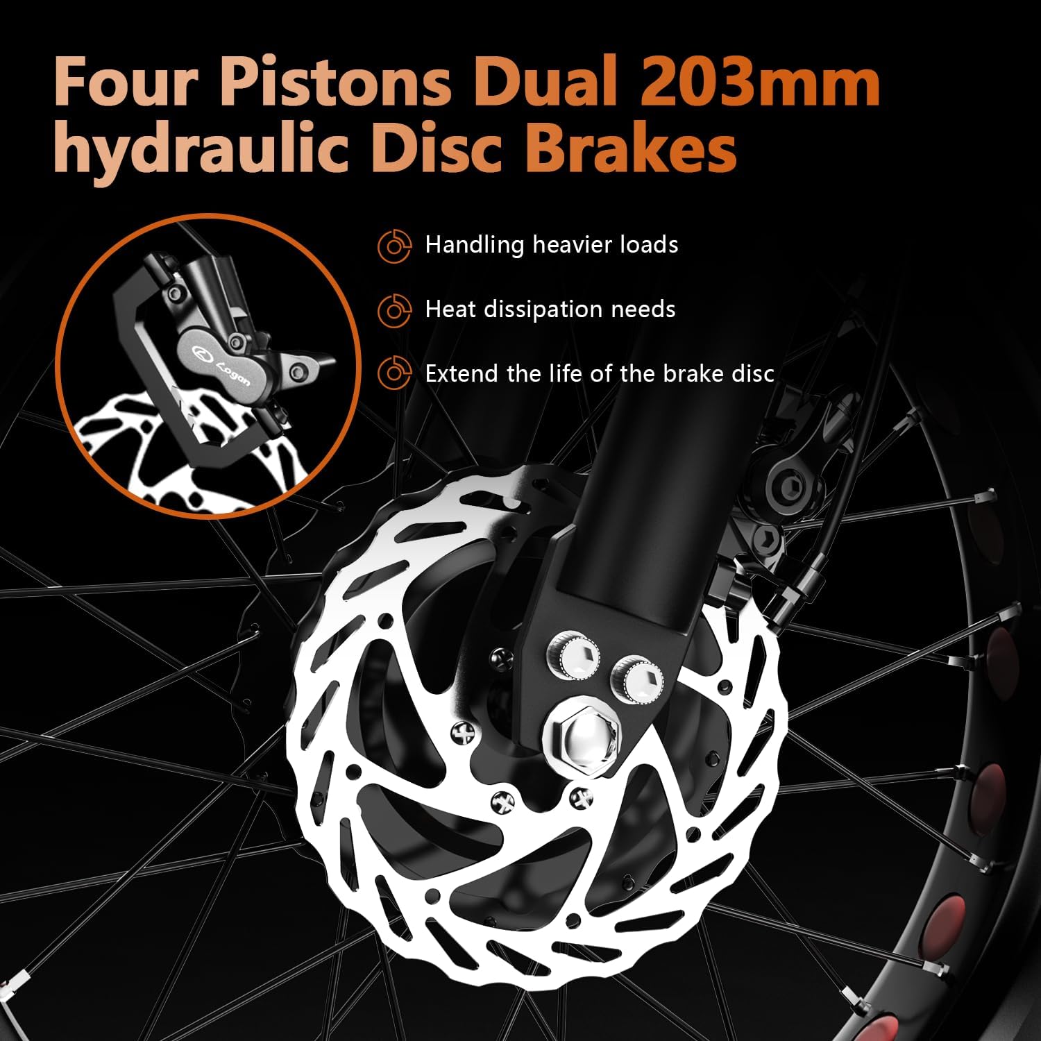 3000W/2000W Dual Motor/Single Motor Electric Bike for Adults, 48V 30AH/25AH Removable Battery Moped Style EBike, 30+MPH & 100 Miles 20' Fat Tires Electric Dirt Bike, Hydraulic Suspension Torque Sensor