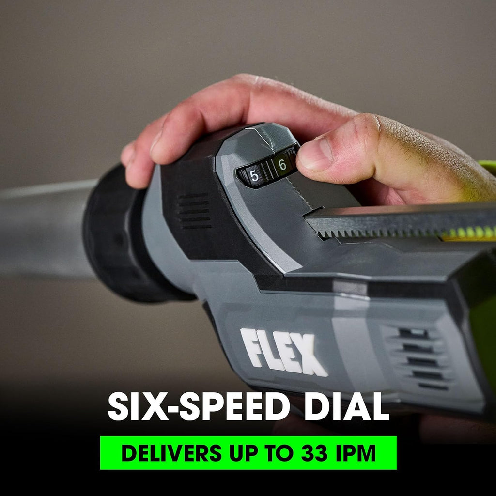 FLEX 24V Cordless 20 oz Caulk & Adhesive Gun, Tool Only - FX6221-Z