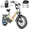 Wallke H7 Ultra 4000W 2-in-1 Electric Bike with 2640Wh Portable Power Station, 48V 55Ah Removable Battery, 37MPH Off-Road Fat Tire E-Bike for Adults, Fast E-Bike UL2849 Compliant