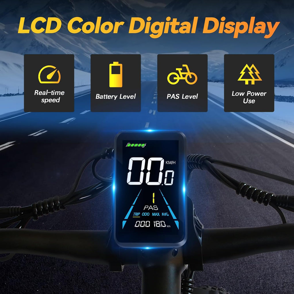Dual Motor Electric Bike for Adults,6000W Peak,45MPH,60V&52V/25Ah Battery,26''&24'' Fat Tire,Up to 110 Miles Range,SHM 7-Speed Gear Ebike