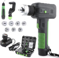 Electric Tubing Expander Swaging Tool Kit, with 2200mAh Powered, 7 Expander Heads for 3/8' to 1-1/8', Power HVAC Expander Tool with Tube Cutter, Deburring Tool for Copper Aluminum Pipes