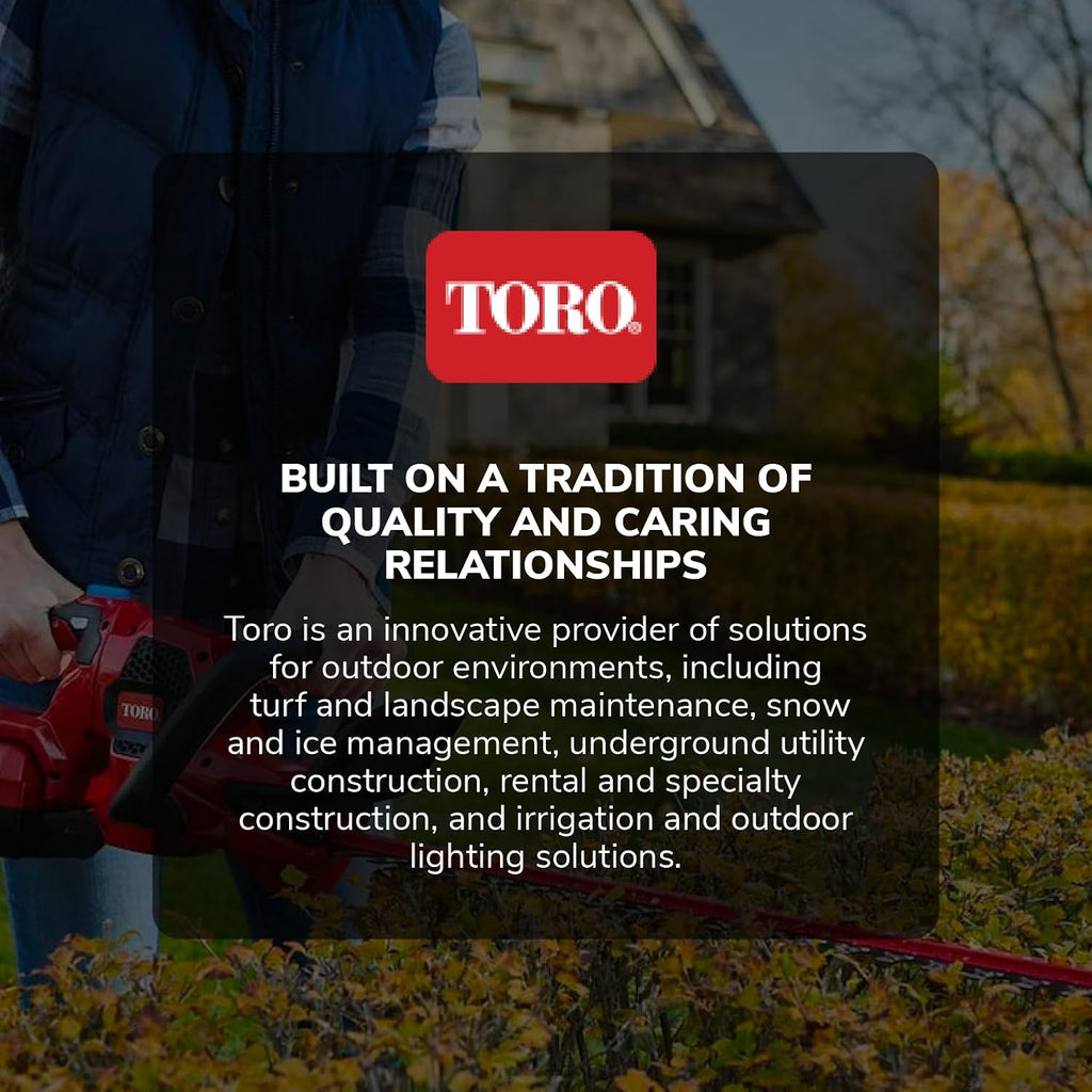 Toro Flex Force 60-Volt Max 24-Inch Cordless Hedge Trimmer with 2.5-Ah Battery and Charger