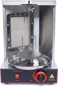 Commercial Shawarma Machine Gas Doner Kebab Grill, LPG Gyro Machine Gas Shawarma Rotisserie, 360° Rotating Single Burner Countertop Vertical Shawarma Broiler for Chicken Roast, Turkey Roast
