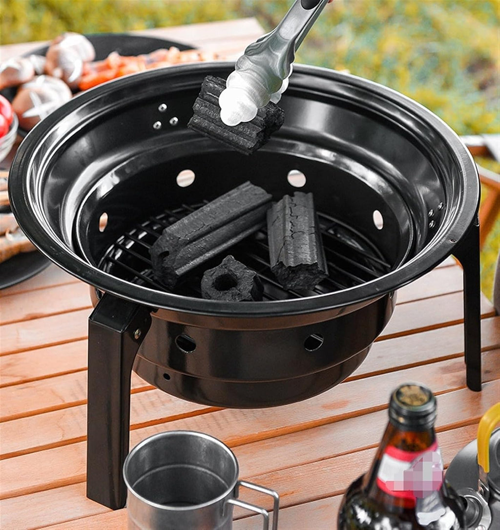 Portable Charcoal Grill Outdoor Charcoal Barbecue Grill Portable Grill for Picnic Backyard Camping Travel BBQ Grill for Outdoor