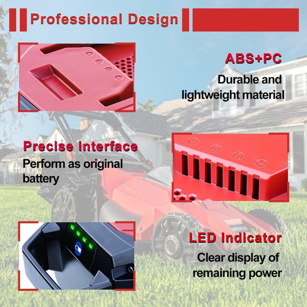 FSKE 5.0Ah Battery Replacement for Toro 60V Battery Flex-Force L108 L135 88620 88675 Compatible with Toro 60V Cordless Power Tools