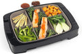 Korean BBQ Grill Portable Electric Grill, 5-in-1 Grill, 1500 W Detachable Electric Grill, Marble Non-stick Coating Barbecue grills,Household Nonstick Electric Griddle
