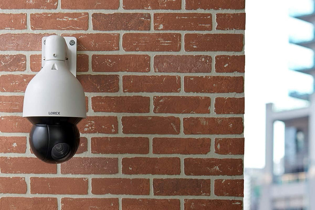 Lorex Indoor/Outdoor 4K Pan & Tilt Metal Dome Security Camera, Add-On IP Camera for Wired Surveillance System, Color Night Vision, 25x Optical Zoom, 1 PTZ Camera