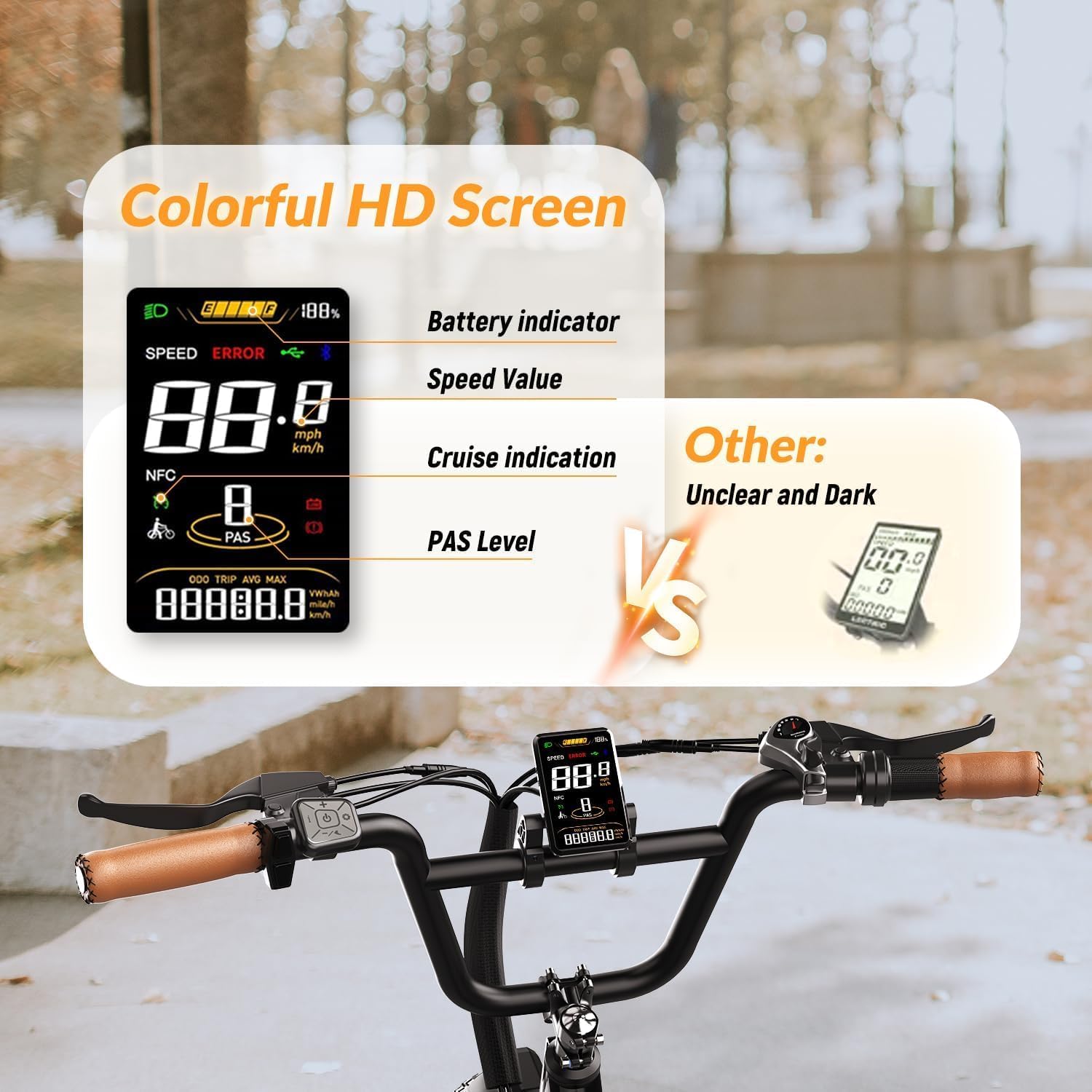 EUY 1500W Peak Electric Bike for Adults, 48V 20Ah Removable Battery Max Range 80Miles & 30MPH Electric Bicycle, 20''×4.0' Fat Tire Ebike,Fast Cargo Ebikes,Commute Mountain E-Bike UL Certified