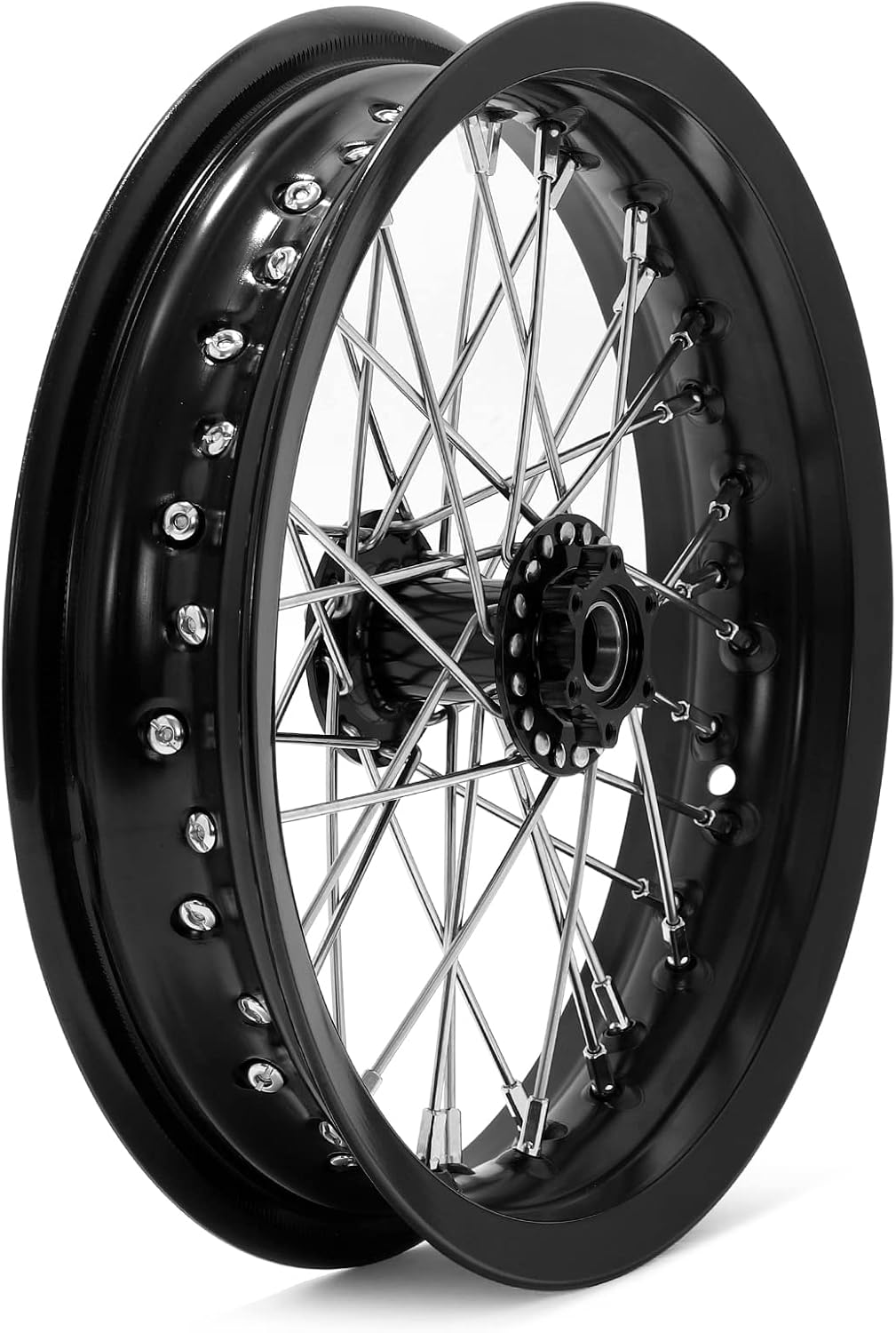 TOFR 12' x 2.15' Front Wheel Rim Hub for Sur-Ron Surron Light Bee X LBX for Segway X160 X260 for Talaria Sting Talaria XXX for Apollo RFN for Beta Explorer