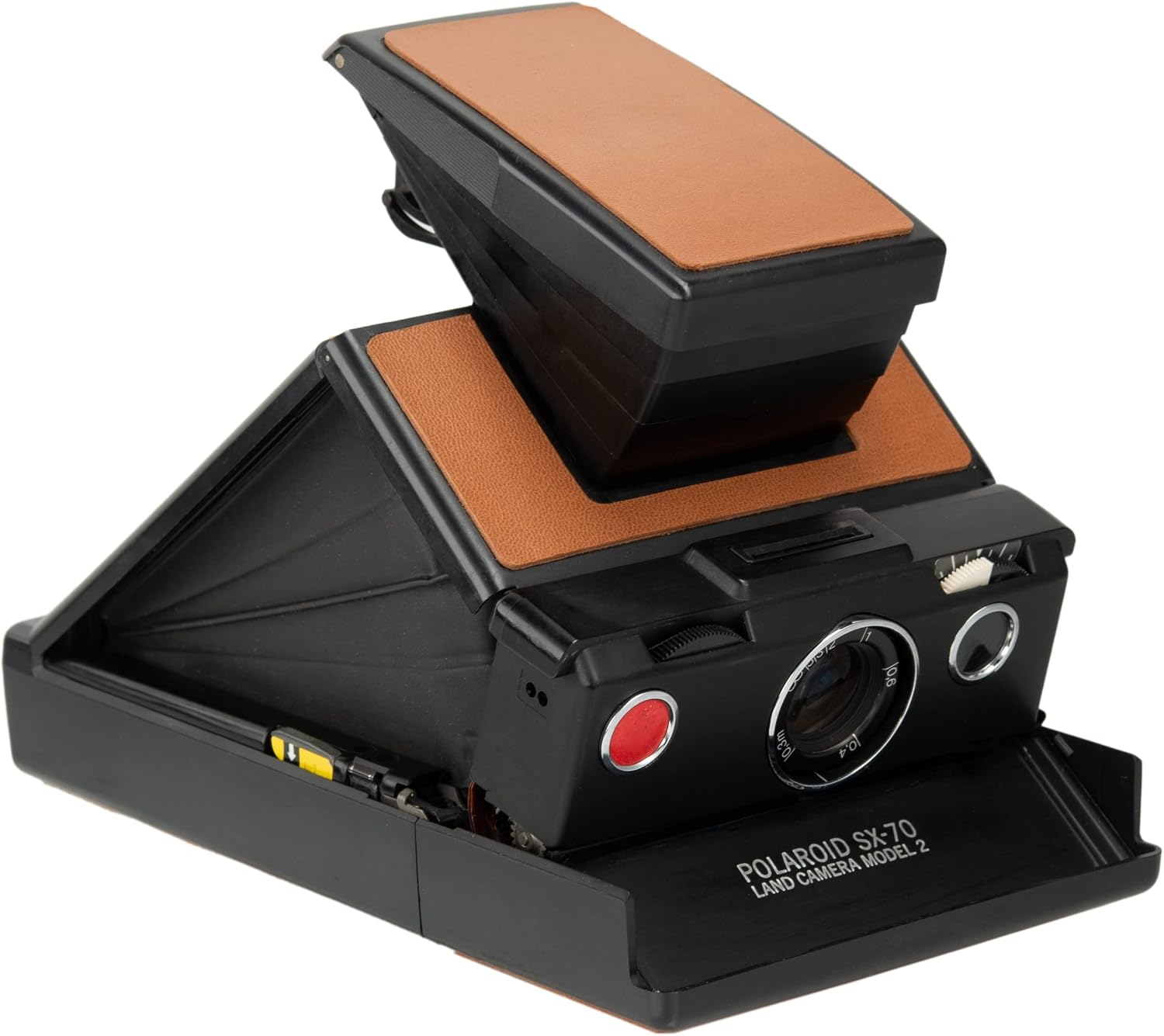 Polaroid Sx-70 Black Model 2 with Strap and Vintage Polaroid Ever-Ready Case
