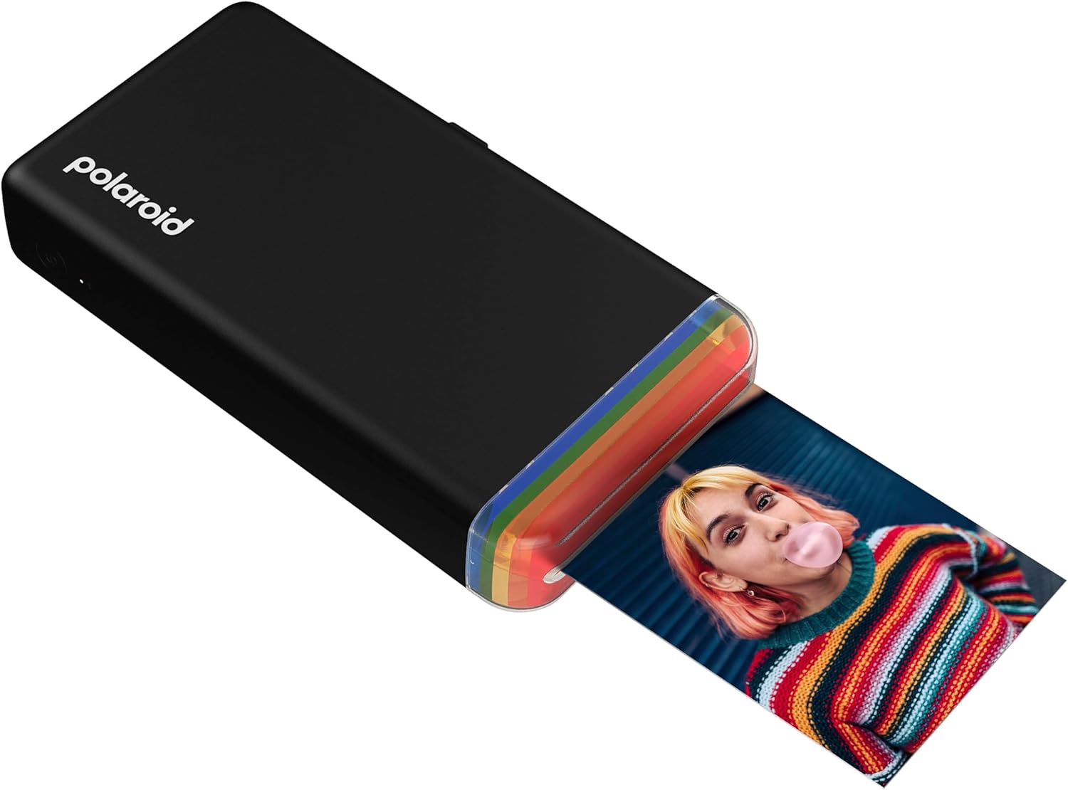 Polaroid Hi-Print + Paper Bundle- 2nd Generation Bluetooth Connected 2x3 Pocket Photo Dye-Sub Printer - Black Printer + 40 Photos (6439)