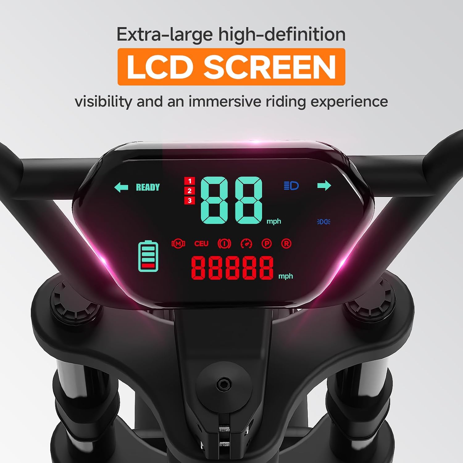 Totem Qnut Electric Bike for Adults 28Mph 1500W, Moped Style Ebike with Fat Tire 48v 18Ah Battery 60 Miles 7 Speed Commuting E-Bike for Men Women Electric Bicycles
