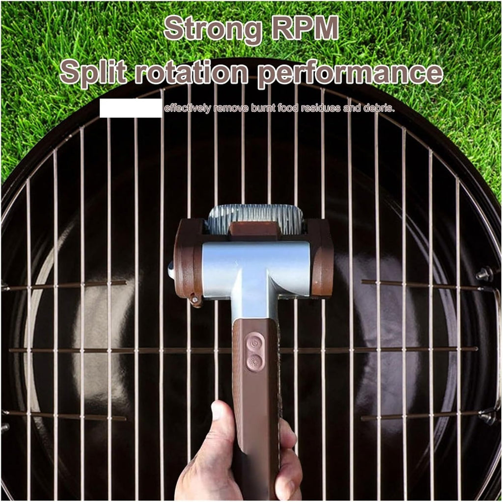 Fit for Electric Grill Cleaner Brush with Lights - Stainless Steel Replaceable Brush Heads for BBQ Cleaning Tools and Accessories(Set D)