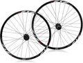 26'/27.5'/29' Mountain Bike Wheelset，Ultralight Aluminum Alloy Rim 32H High Strength Bike Wheels， Quick Release Disc Brake MTB Wheel Set， Compatible 7-12 Speed Cassette
