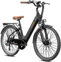 Heybike Cityscape 2.0 Electric Bike for Adults with Peak 1200W Motor, 468Wh Removable Battery, 50Miles 26' Electric Commuter Bike, 7-Speed,UL Certified
