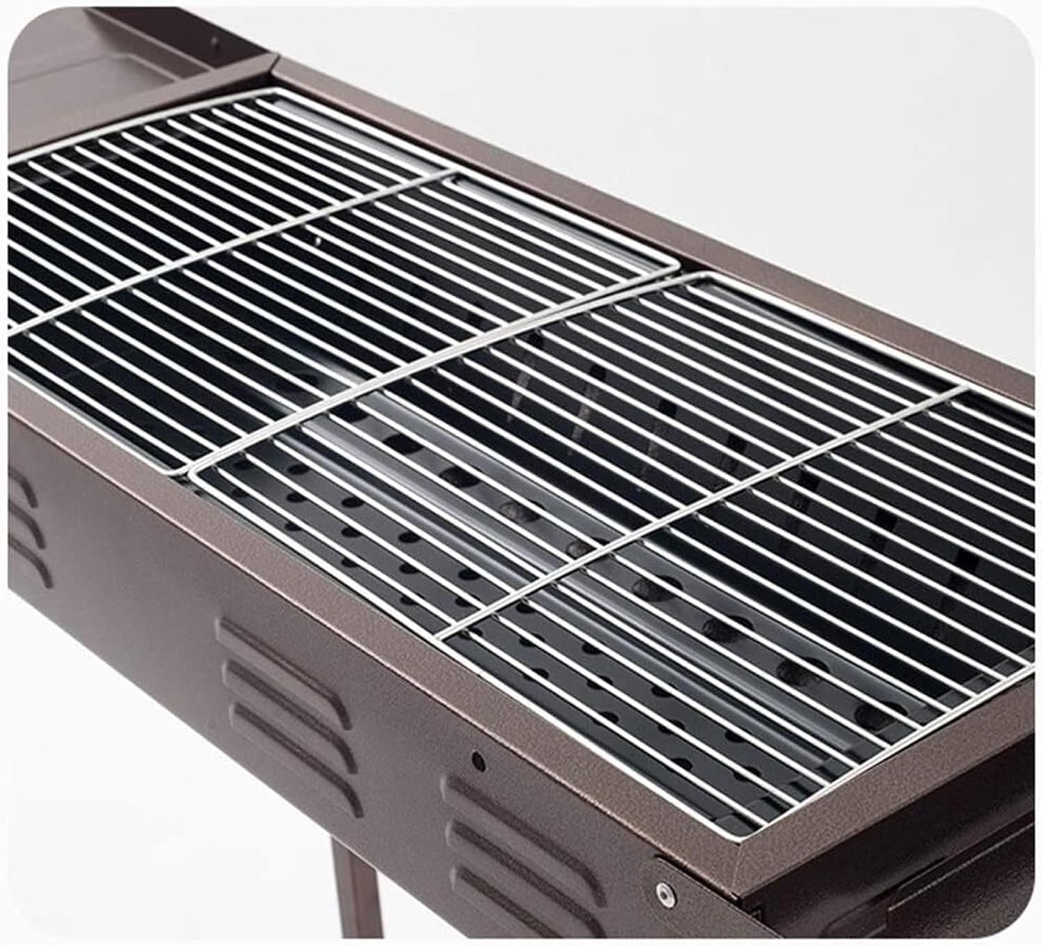 Portable Charcoal Grill Outdoor Charcoal Grill Stainless Steel Portable Folding Camping Grill for Picnic Stove BBQ Grill for Outdoor