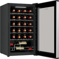 Koolatron 24 Bottle Wine Fridge – Freestanding Wine Cooler with Glass Door, 2.4 cu. ft (68 L), Beverage Can Refrigerator, Digital Temperature Control, Ideal for White, Red, Sparkling Wine, Champagne