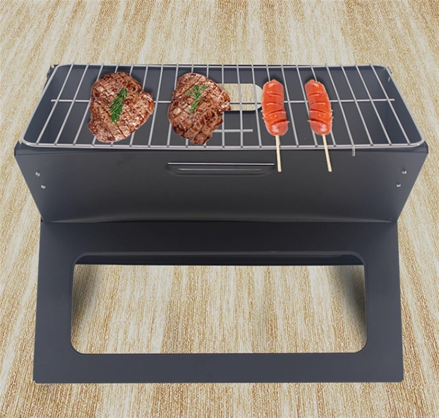 Portable Charcoal Grill Portable Charcoal BBQ Grill Tabletop Camping Grill for Home Party Outdoor Backyard BBQ Grill for Outdoor