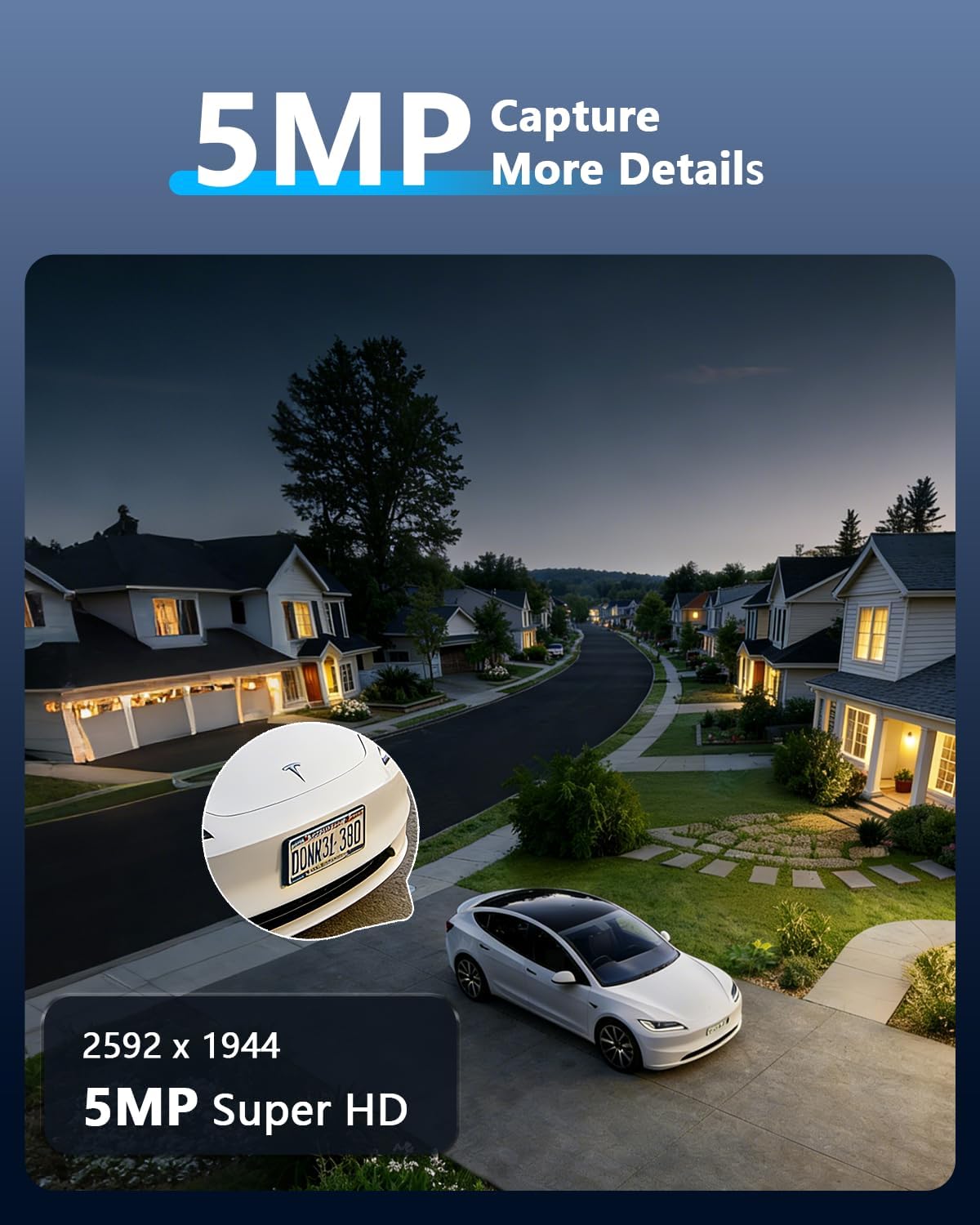 (2026 Update) 5MP Wired Security Camera System Outdoor, 16CH DVR with 16 x 122° Wide Angle Home Surveillance Cameras, IP67 Waterproof, Free App No Monthly Fee, Remote Control, 65ft Night Vision