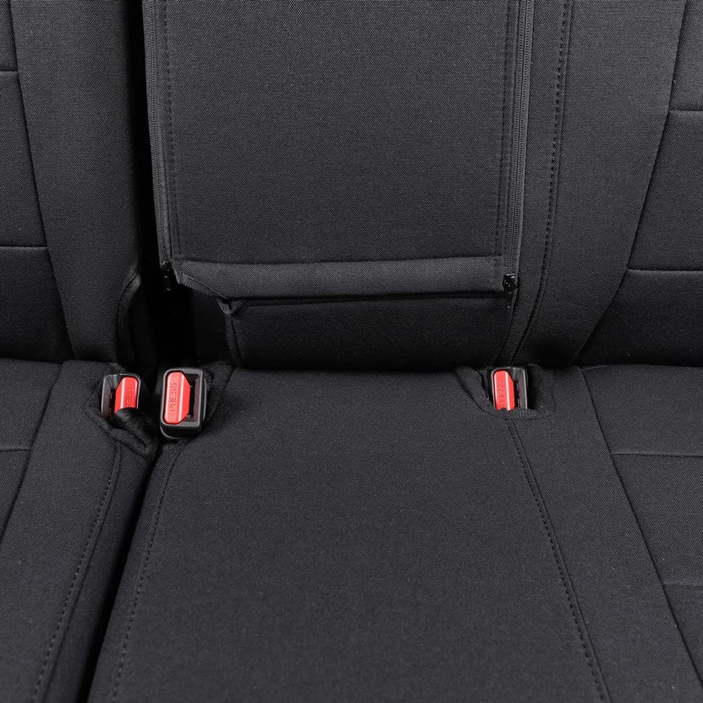 coverdream Full Set Custom Fit Seat Covers for Honda HRV EX,EX-L 2016 2017 2018 & 2016-2020 2021 2022 LX,Full Coverage Polyester Seat Protector (Black)