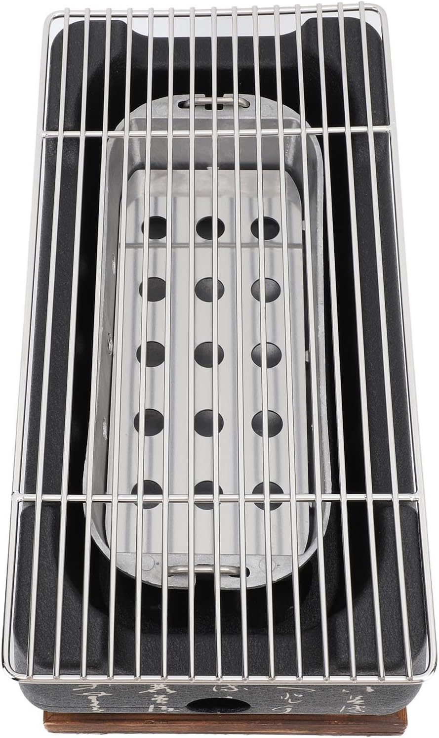 Japanese Grill, Japanese BBQ Grill Quick Heating Aluminium Alloy Wire Base for Camping Food Charcoal Stove Style BBQ (XL)