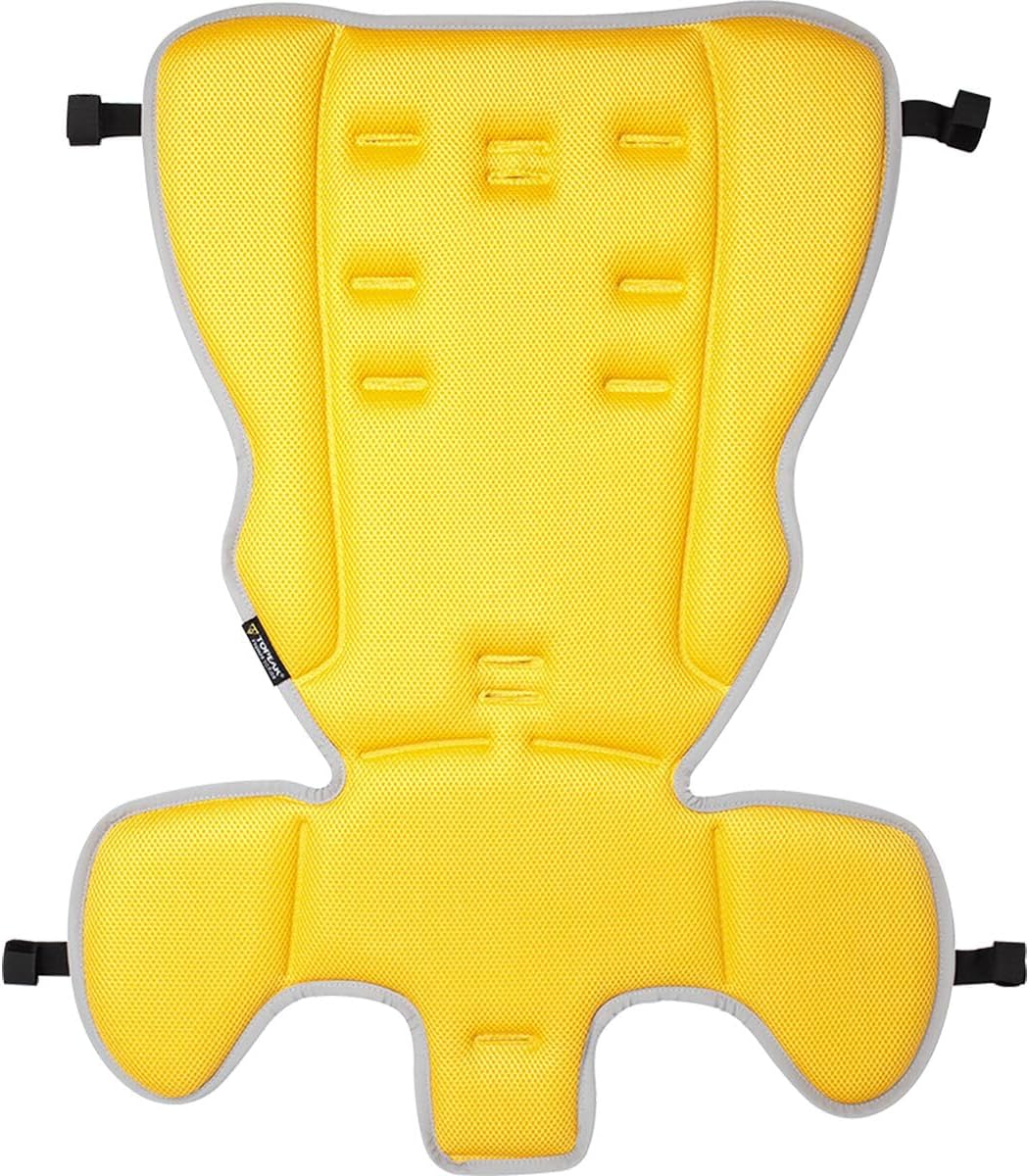 Topeak BabySeat II (Without Rack) – Bike Seat with Wrap-Around Protection, Dual Suspension System, Adjustable Harness & Footrests, Roll Bar Handle, CPSIA, Durable Polymer Frame