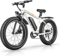 GOCIO 26' Fat Tire Electric Bike for Adults - 48V 750W Powerful Motor, 40 Miles Range, Dual Suspension, All-Terrain E-Bike