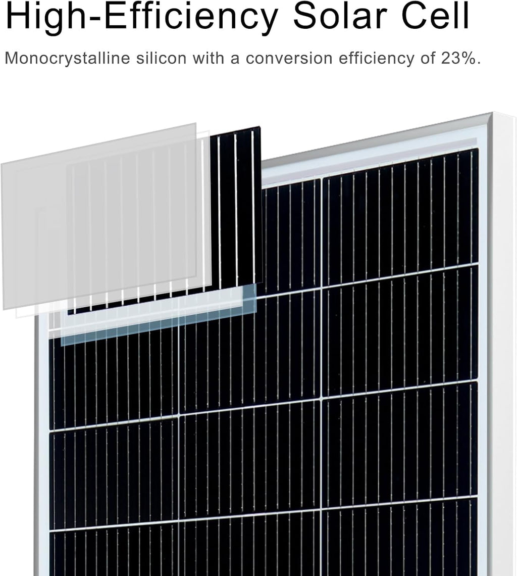 450 Watt 12Volt Solar Panel Kit 3X150W Monocrystalline Module 40A Charge Controller for RV, Boats, Trailer, Camper,Off-Grid System(450W Solar kit)