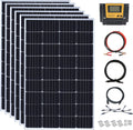 900 Watt 24Volt Solar Panel Kit 6X150W Monocrystalline Module 50A Charge Controller for RV, Boats, Trailer, Camper,Off-Grid System (900W Solar kit)