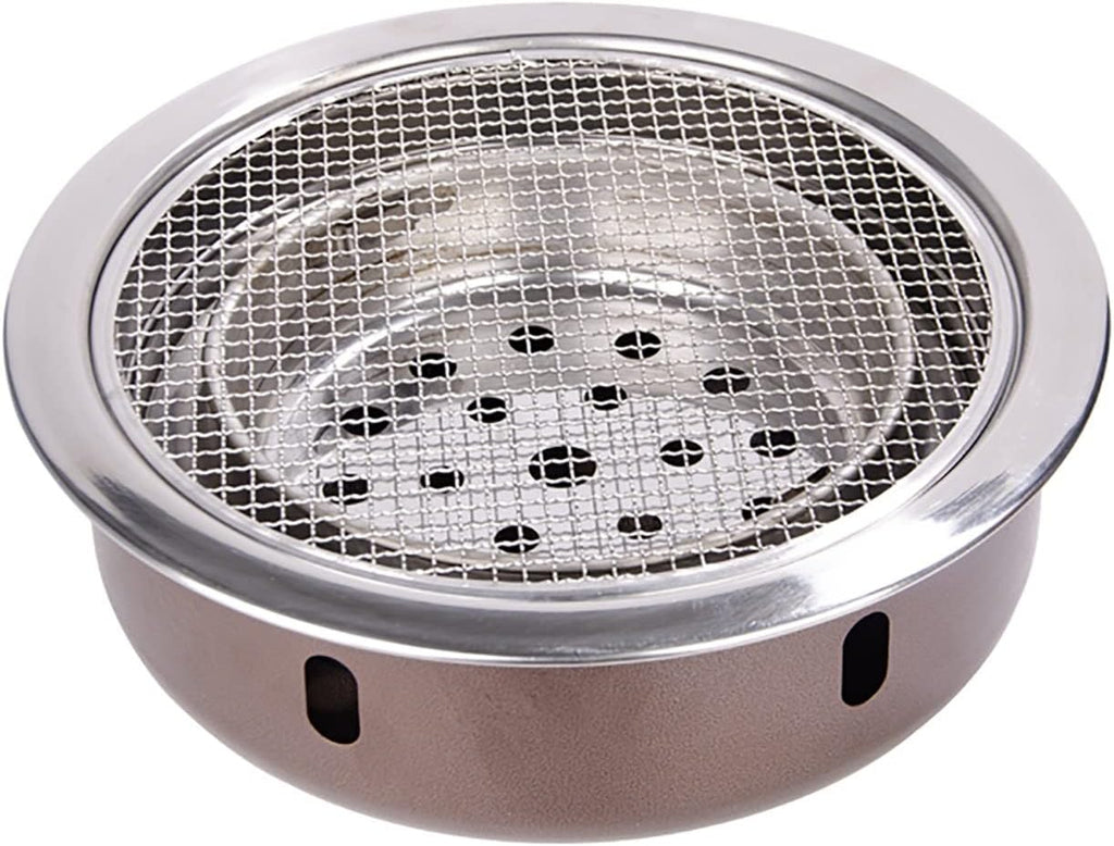 BBQ Barbeque Barbecue Grill,BBQ,Thickening Upgrade Grill,Korean Household Smokeless Charcoal Barbecue Grill,Indoor Outdoor (Color : A)