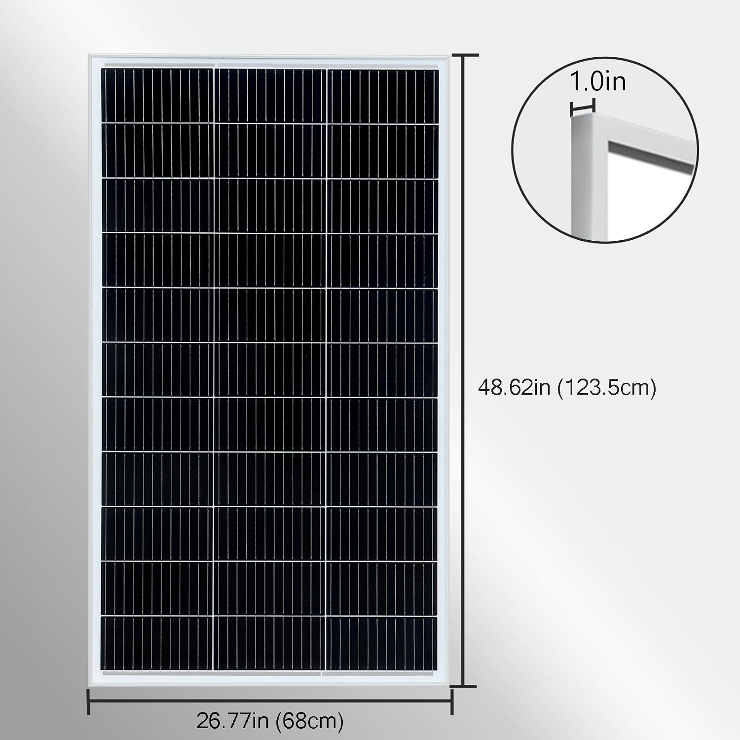 600 Watt 12Volt Solar Panel Kit 4X150W Monocrystalline Module 50A Charge Controller for RV, Boats, Trailer, Camper,Off-Grid System(600W Solar kit)