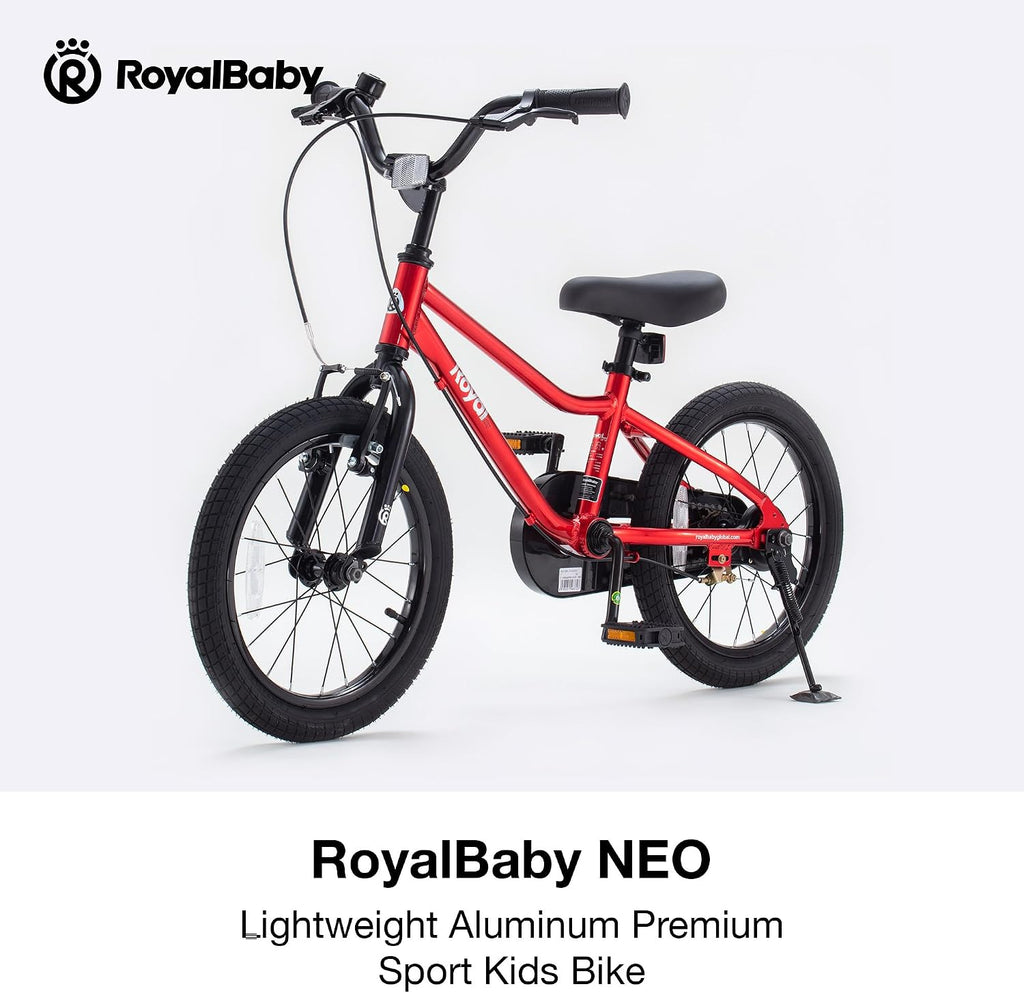 RoyalBaby Kids Bike, Lightweight Aluminum 16 18 Inch Wheel Bicycle Boys Girls Ages 4-9 Years, Multiple Colors