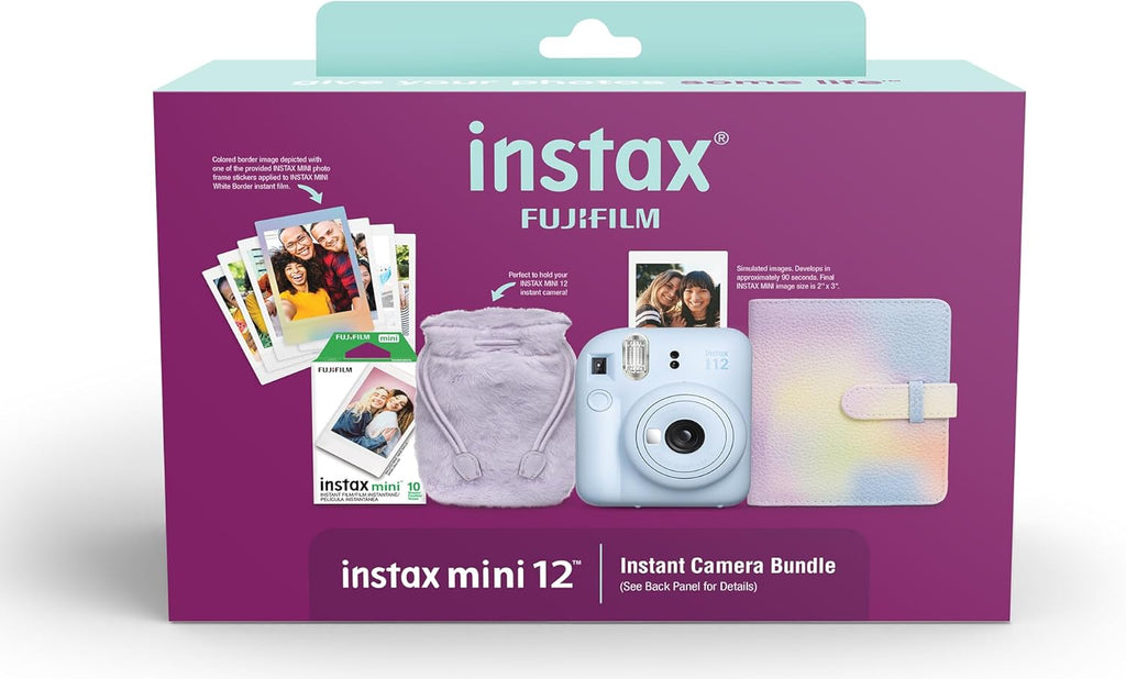 INSTAX Mini 12 Blue Holiday Bundle 2024