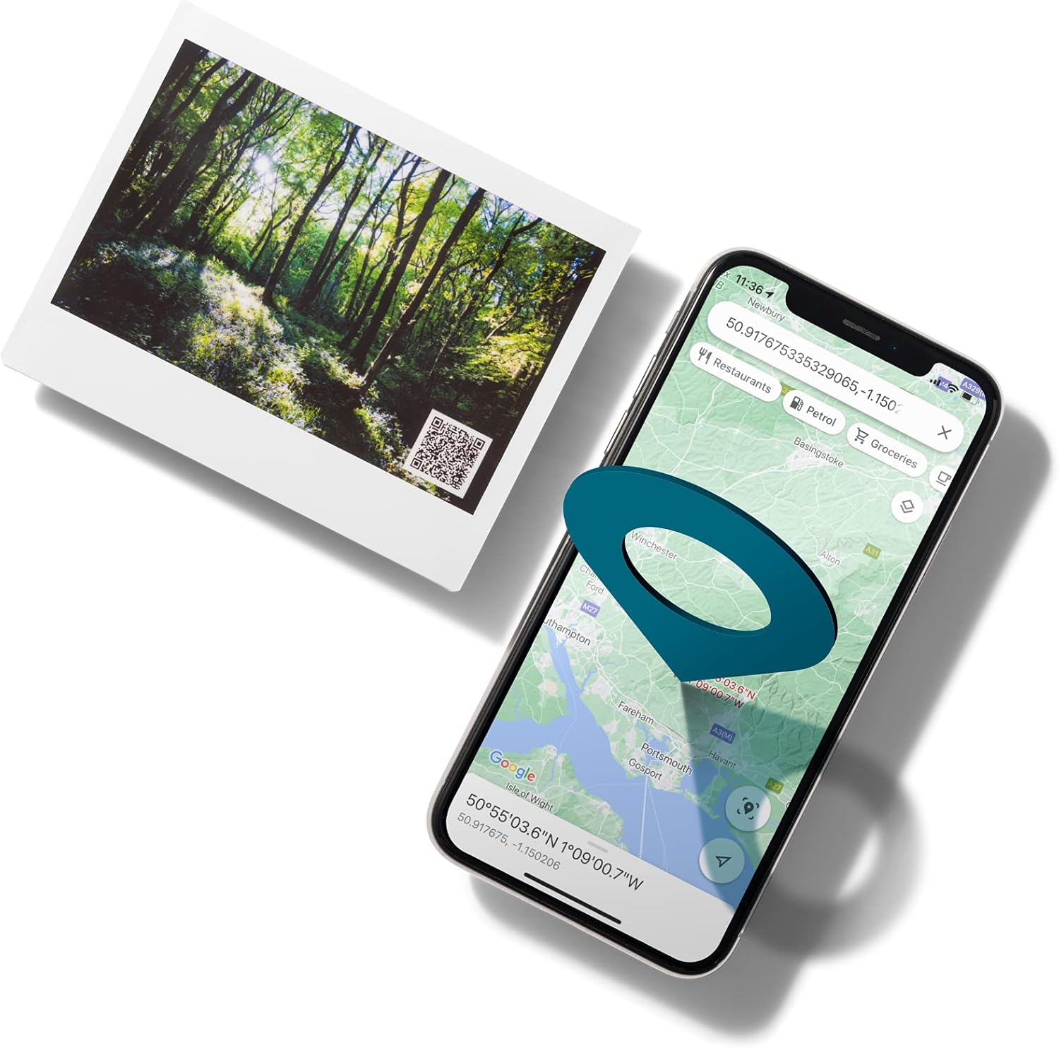 Fujifilm Instax Link Wide Photo Printer, Mini, Wireless Bluetooth, Portable, Compact, and Lightweight Polaroid Picture Printer, Compatible with iPhone iOS and Android Devices - Mocha Gray (Renewed)