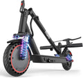 Electric Scooter, 350W-500W Motor, 9 MPH to 22MPH, 10-41 Miles Range, Dual Suspension, Dual Braking, App Control, Foldable Commuter E Scooter for Adults and Teens