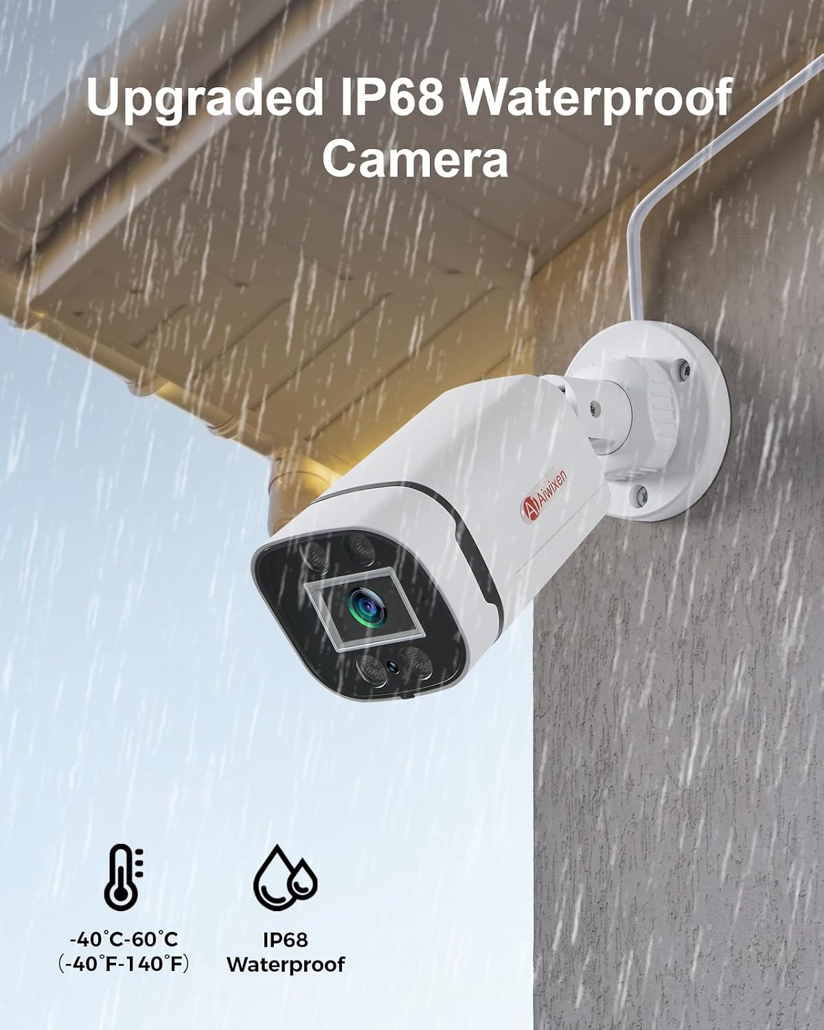 8CH H.265+ 3K Lite Wired CCTV Security Camera System with Human Vehicle Detection, 4X IP68 5MP Surveillance Camera for Indoor Outdoor, 512GB Hard Drive for 24-7 Recording, Remote Access