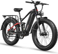 FREESKY 3000W Electric Bike for Adults, 37MPH & 95Miles Range, Dirt All-Terrain Electric Bicycle, 48V 25Ah Removable Battery,26' Fat Tire Full Suspension Mountain Ebike, UL2849 Certified by TÜV