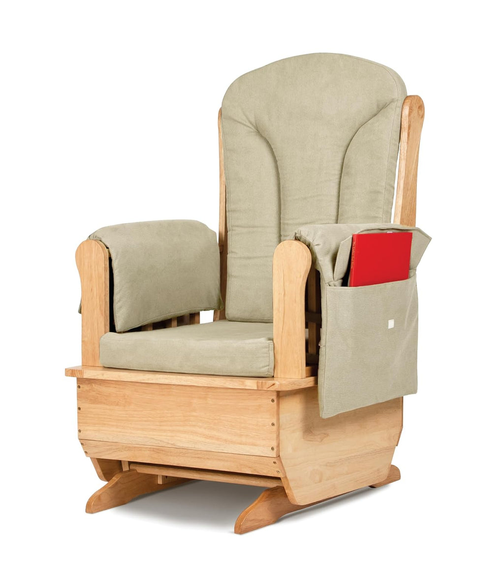Jonti-Craft 8164JC Glider Rocker, Beige Cushions