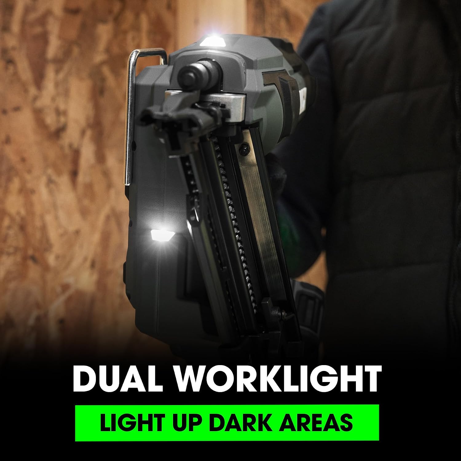 FLEX 24V Brushless 30° Framing Nailer Kit, Zero Ramp-up Time, 3 Nails/Sec, Ideal for Framing, Sheathing and Decking, w/ 5.0Ah Lithium Battery & 160W Fast Charger - FX4351B-1C