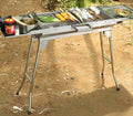 Portable Charcoal Grill Folding Charcoal Grill Portable Charcoal Grill Stainless Steel for Outdoor Camping Travel Park Beach BBQ Grill for Outdoor