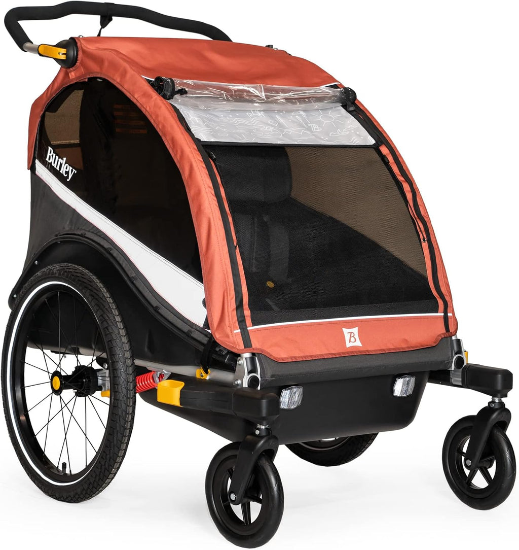 Burley Cub X, 2 Seat Kids Bike Trailer & Stroller
