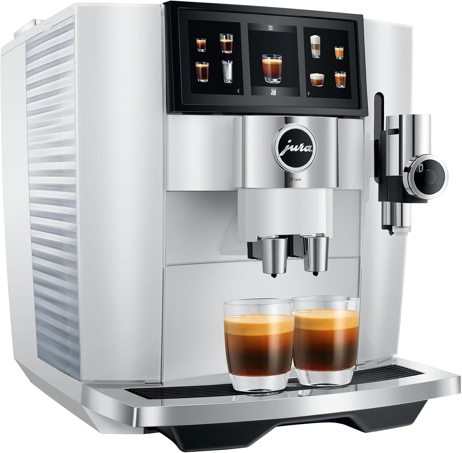 Jura J8 twin Diamond White Automatic Coffee Machine