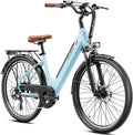 Heybike Cityscape 2.0 Electric Bike for Adults with Peak 1200W Motor, 468Wh Removable Battery, 50Miles 26' Electric Commuter Bike, 7-Speed,UL Certified