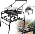360° Rotating Charcoal Grills, Stainless Steel Flipping Barbecue Grill, Outdoor Foldable Barbecue Grill, Barbecue Grill Suitable Kebab Grill, for Multiple People