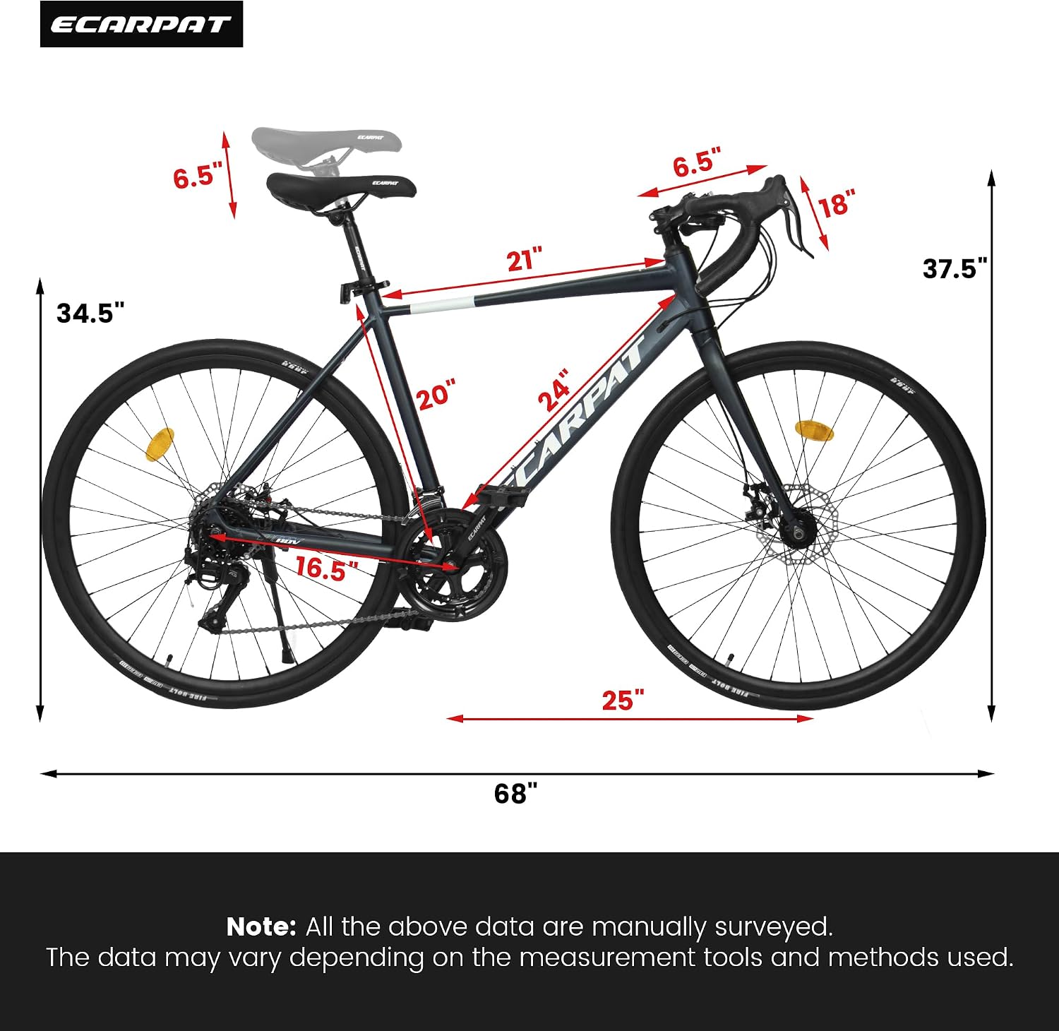 Road Bike, 700C Wheel City Commuter Bicycle, 16 Speed Drop Bar, Fast Acceleration, Racing Bike with Disc Brakes, with Light Weight Aluminum Alloy Frame, Sport Bike, Urban Adult Bicycle