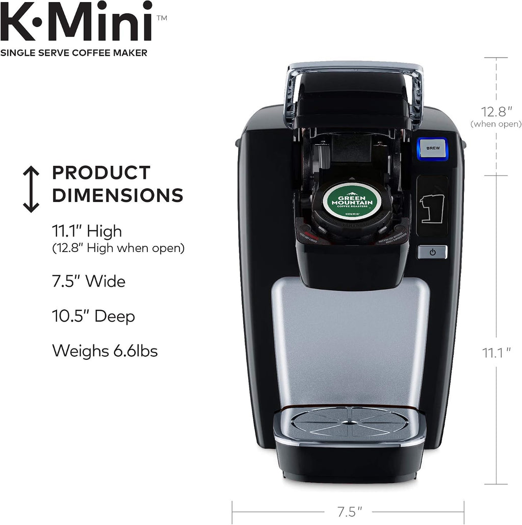Keurig K-Mini K15 Single Serve, K-Cup Pod Coffee Maker, Black
