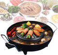 Electric Hot Pot & Grill Combo, Non-Stick Korean BBQ & Soup Pot for 2-4 People, Easy to Clean, Ideal for Family Gatherings & Medium Kitchen Essentials