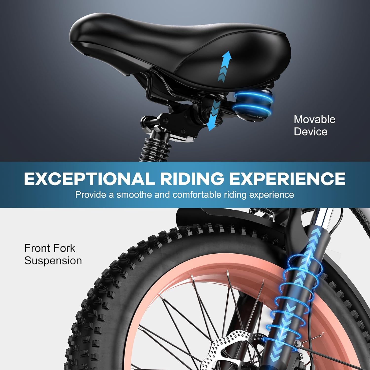 EUYBIKE Folding Electric Bike for Adults, Foldable Ebike with 48V 18AH Hidden Removable Battery, 20' Fat Tire 750W Motor, 60+Miles Aluminium Alloy Mountain Bicycle White with Basket