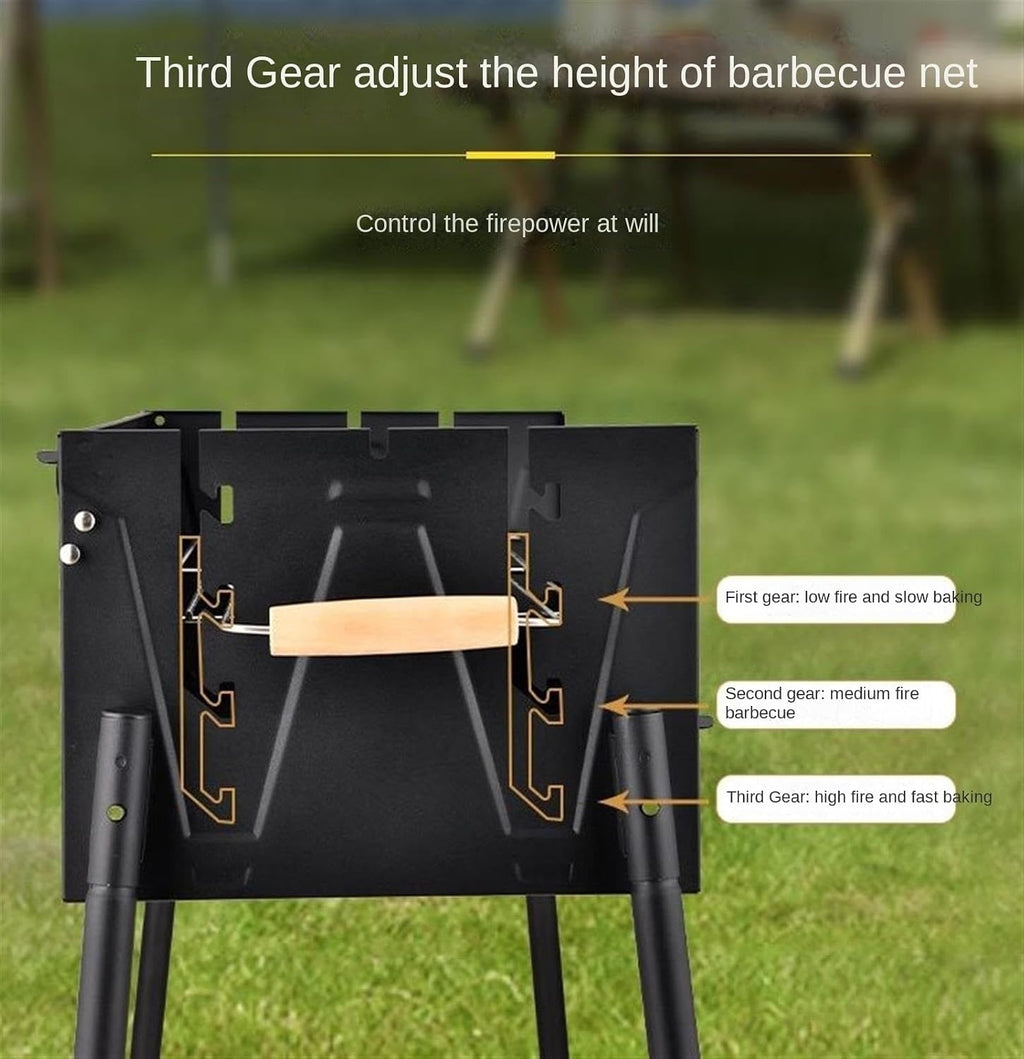 Portable Charcoal Grill Portable Charcoal Grills BBQ Grill Cooking Barbecue Grill for Backyard Party Picnic Travel BBQ Grill for Outdoor