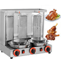 Barbecue Machine, Vertical Barbecue Grill, Gas Barbecue Machine, Household Barbecue Stove with Temperature Control Switch